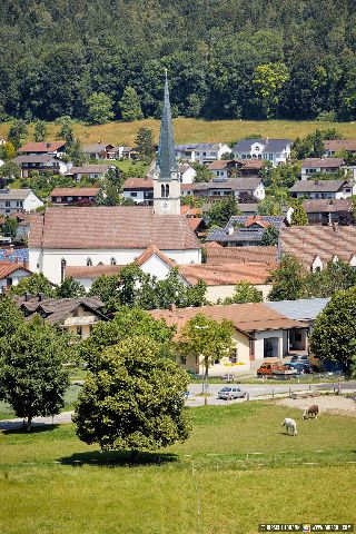 Gemeinde Aschau Landkreis Mühldorf Kemating Aussicht (Dirschl Johann) Deutschland MÜ